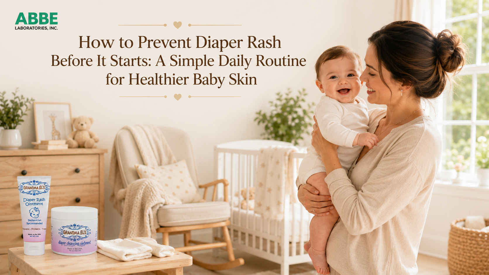 How to Prevent Diaper Rash Before It Starts | Grandma El's – ABBE Labs ...